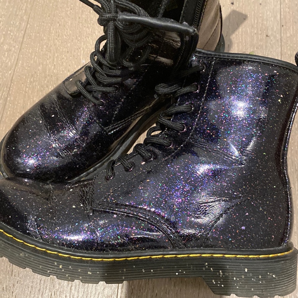 Special edition GALAXY GLITTER Doc Marten boots
